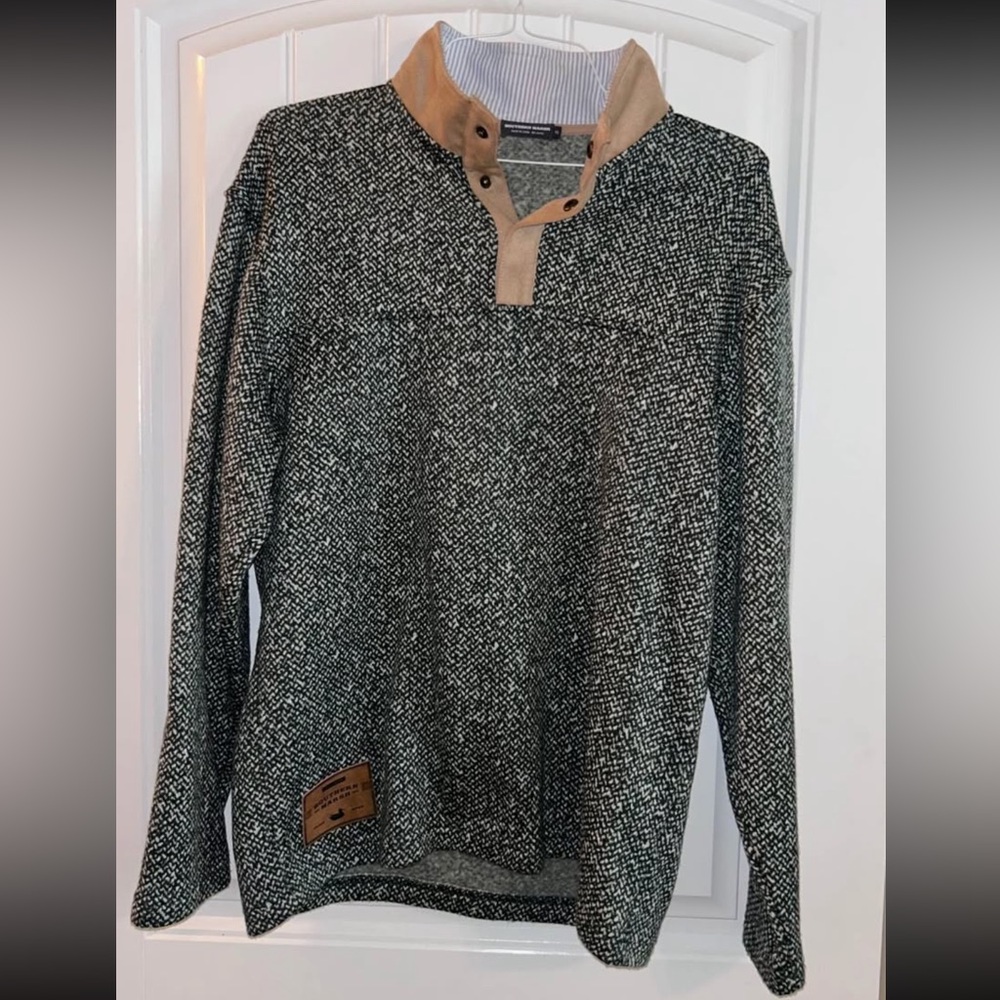 Southern Marsh Cascade Herringbone Pullover Mens Medium